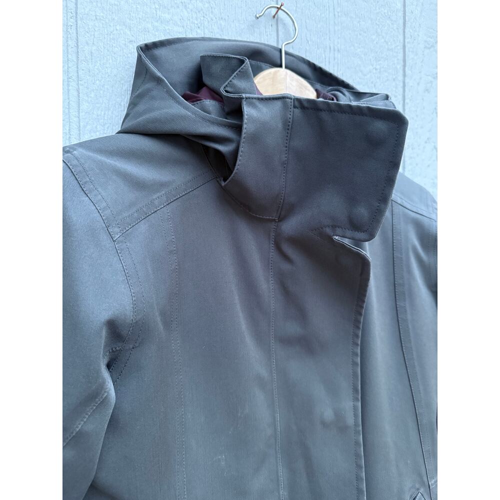 PATAGONIA Tres 3 in 1 waterproof gray burgundy goose down parka coat jacket XS - Picture 6 of 15